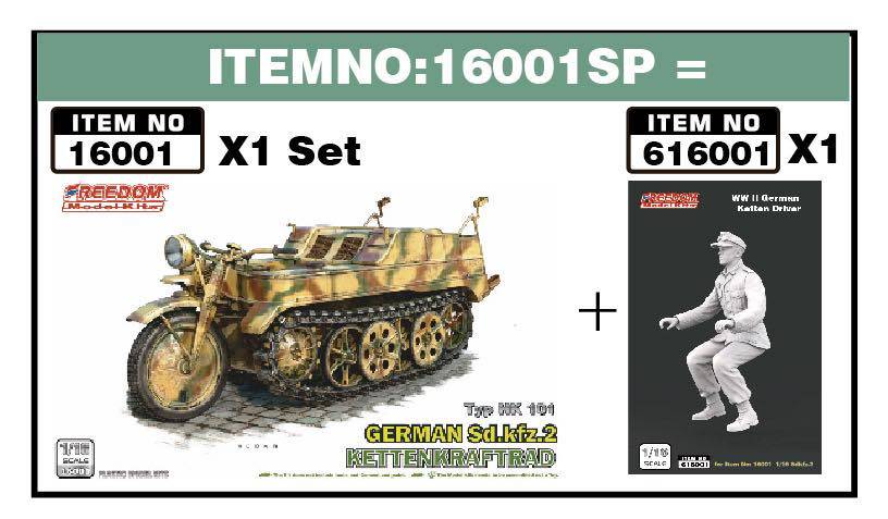 Sd.Kfz. 2 Kettenkraftrad with Driver Typ HK 101 – Image 2