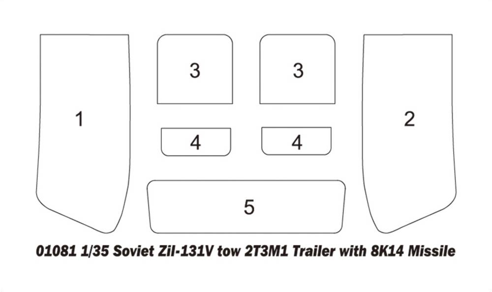Soviet Zil-131V tow 2T3M1 Trailer with 8K14 Missile – Image 4