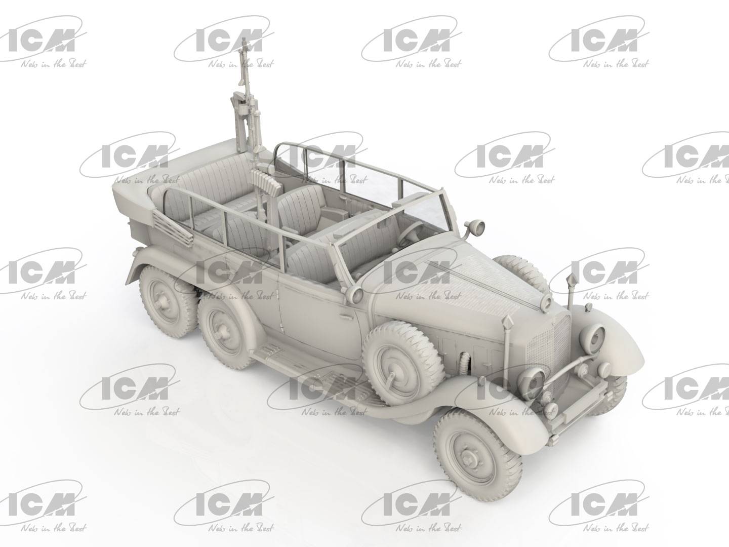 Type G4 Partisanenwagen with MG 34 WWII German vehicle – Image 7