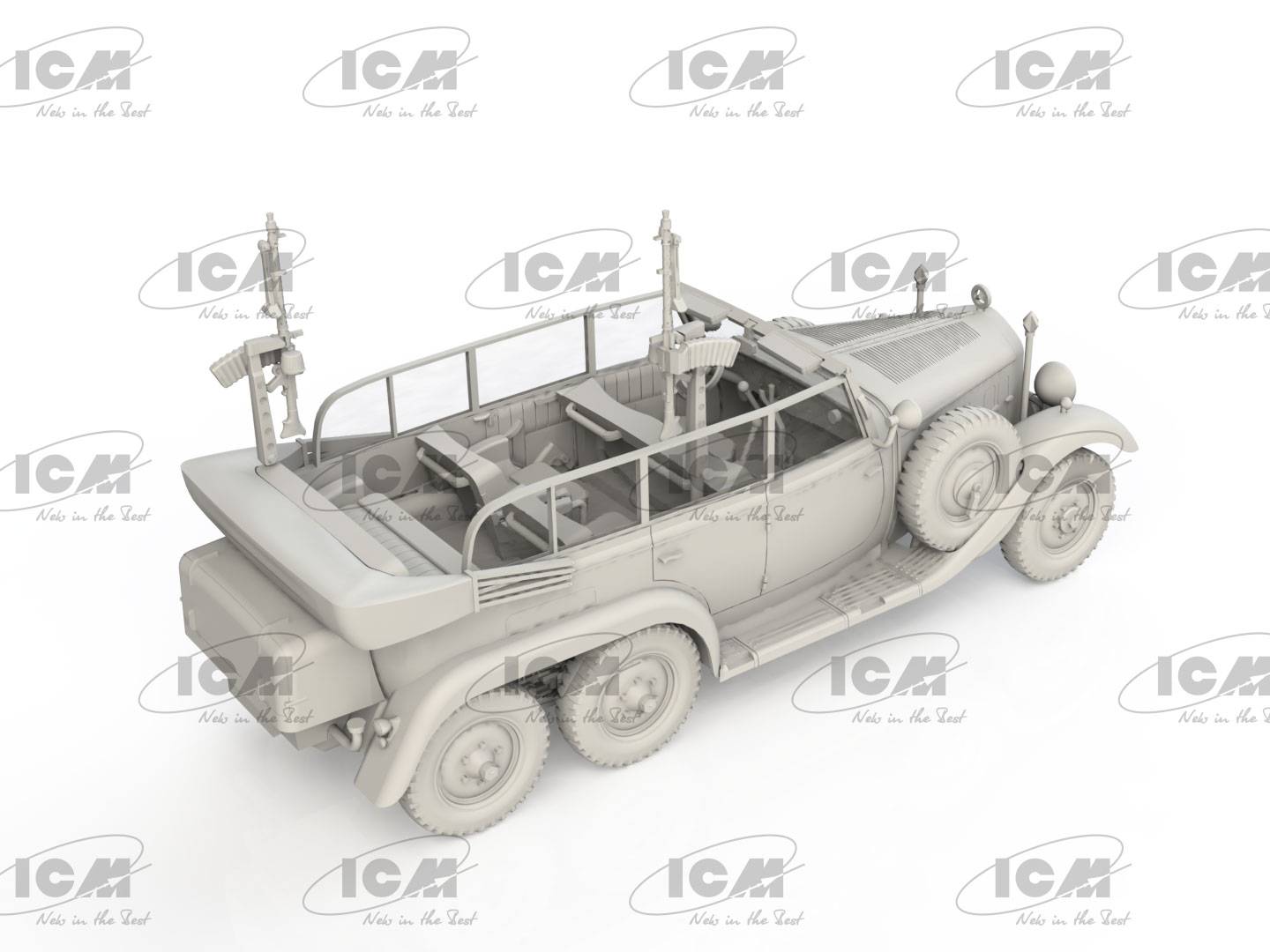 Type G4 Partisanenwagen with MG 34 WWII German vehicle – Image 8