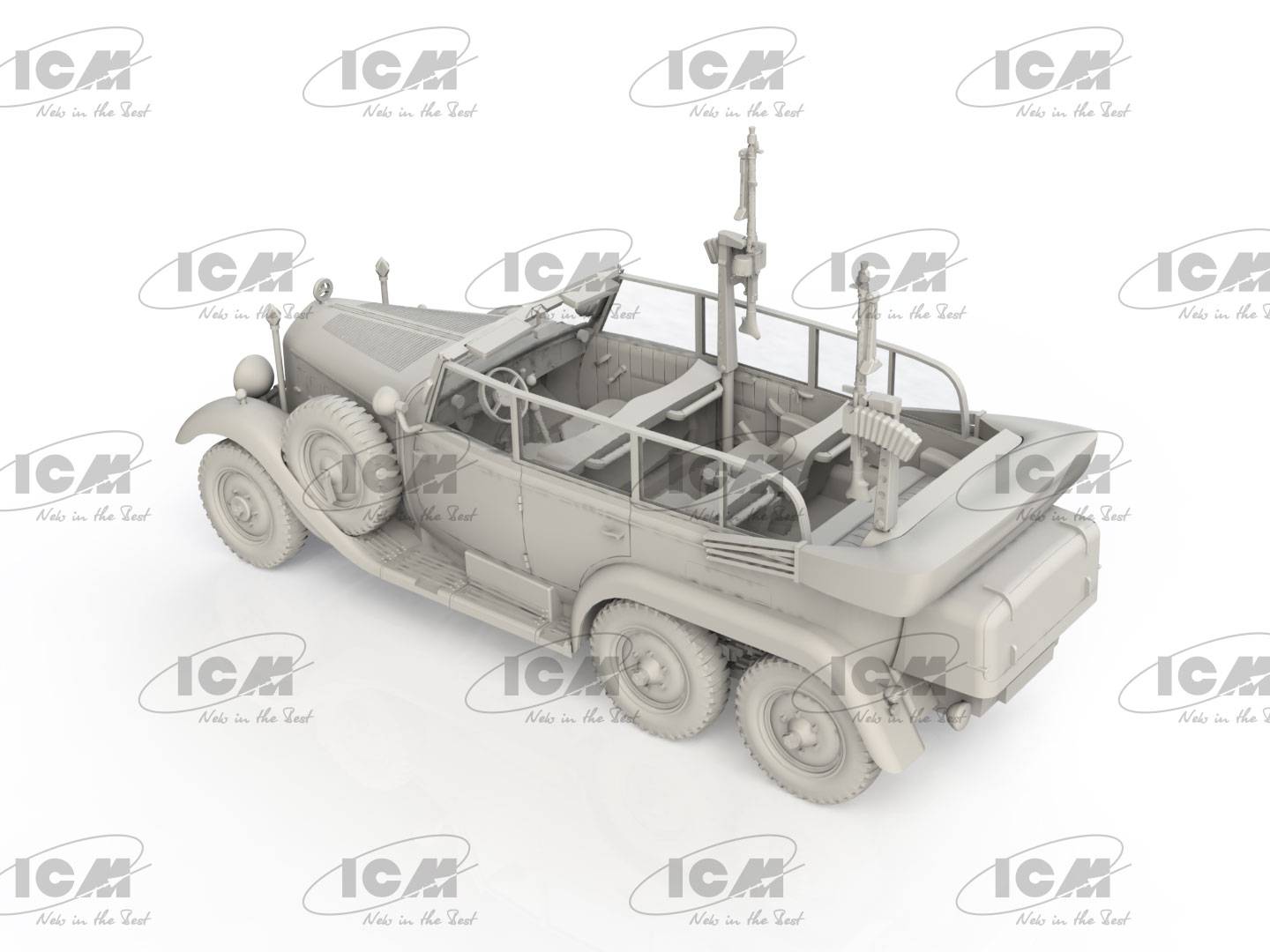 Type G4 Partisanenwagen with MG 34 WWII German vehicle – Image 9