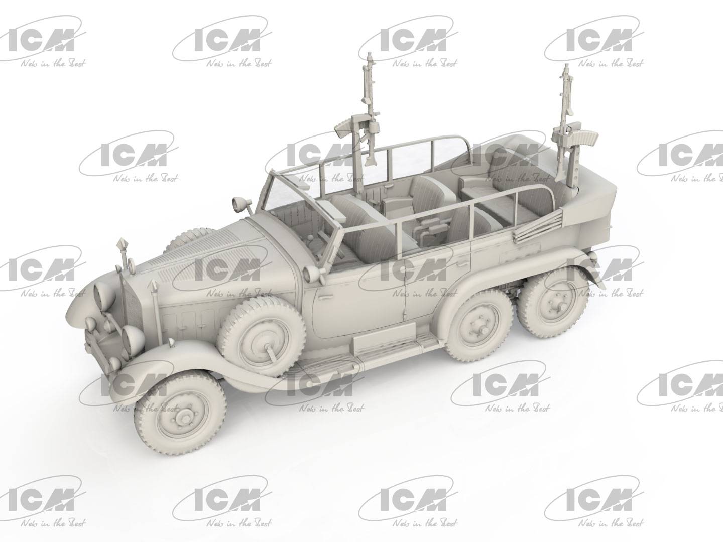 Type G4 Partisanenwagen with MG 34 WWII German vehicle – Image 10