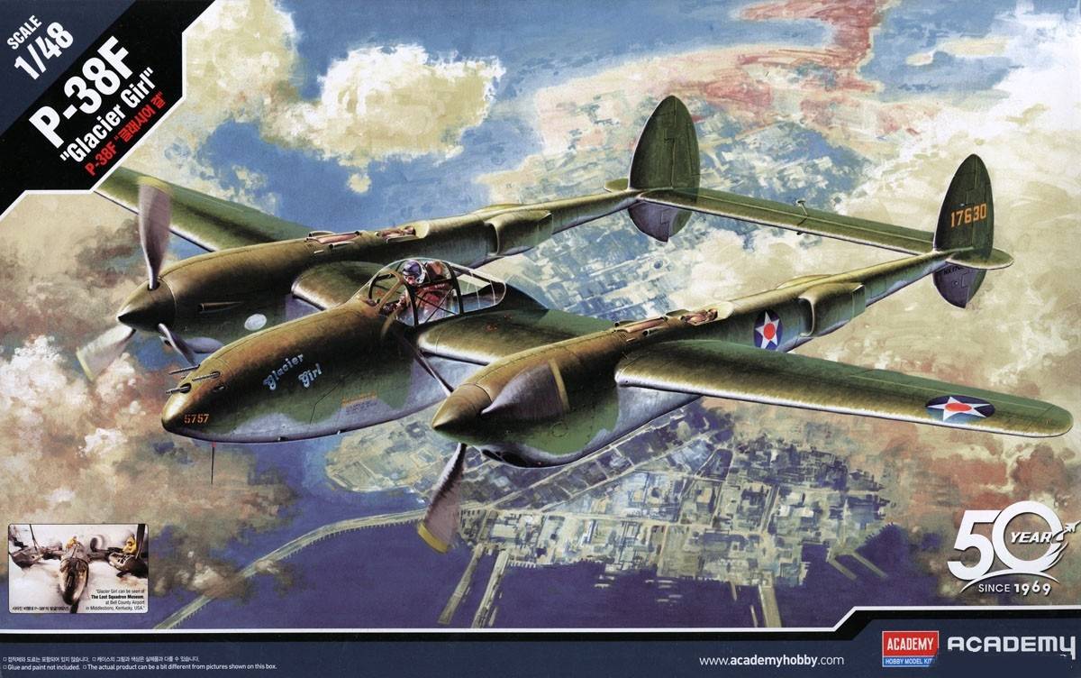 P-38F Glacier Girl Academy