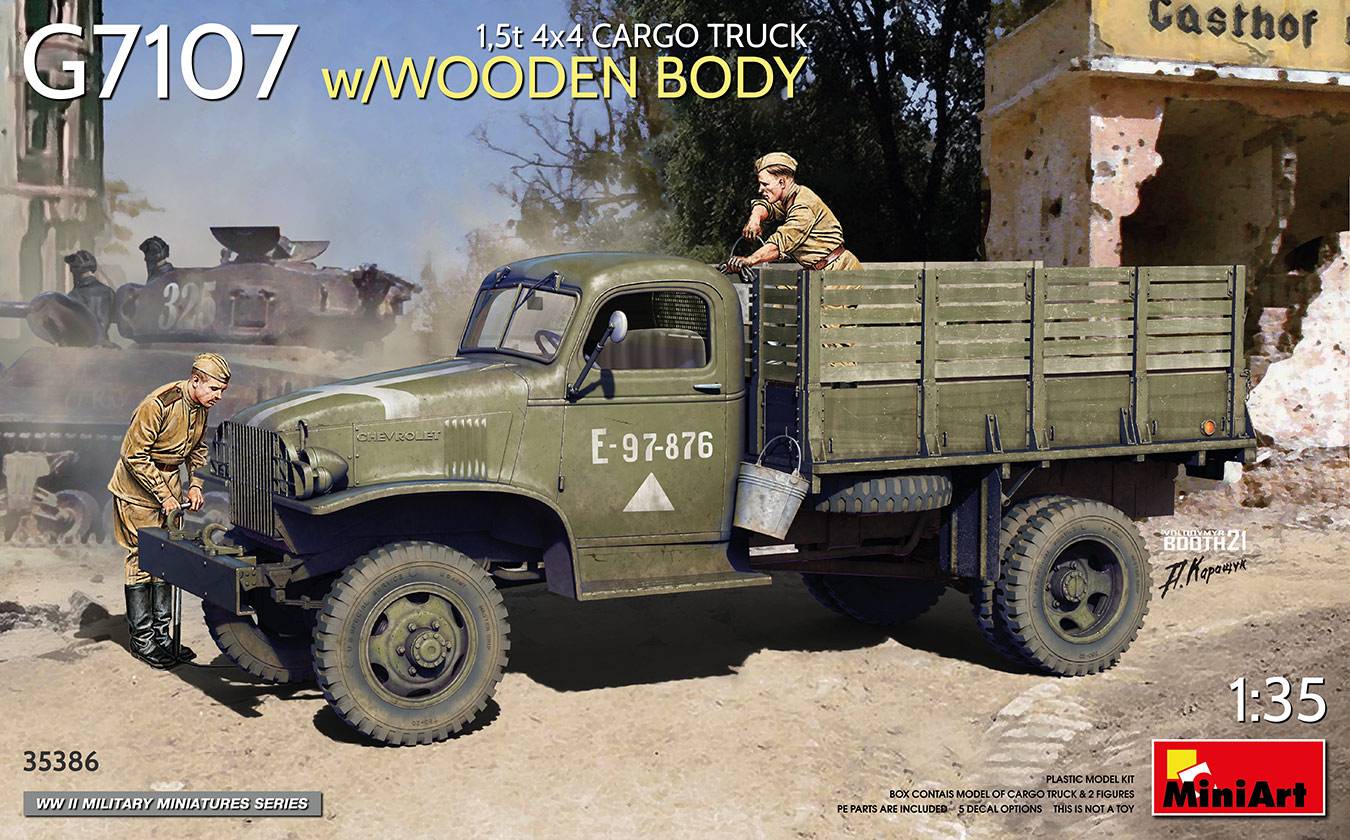 G7107 1,5t 4×4 CARGO TRUCK w/WOODEN BODY