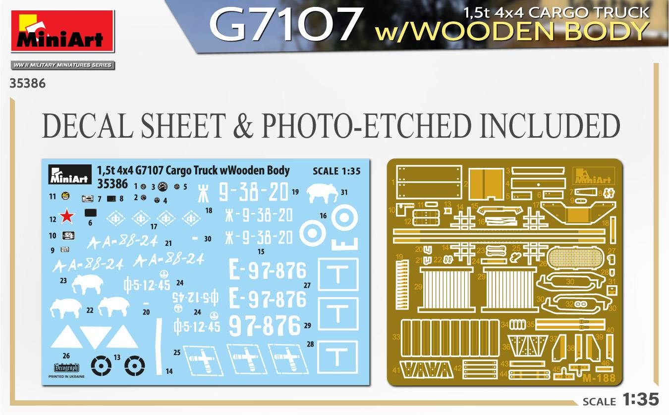 G7107 1,5t 4×4 CARGO TRUCK w/WOODEN BODY – Image 2