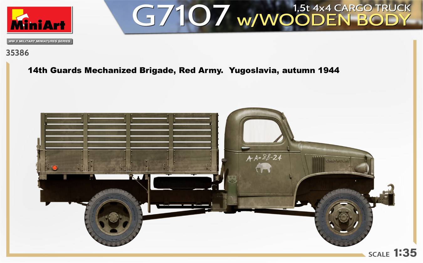 G7107 1,5t 4×4 CARGO TRUCK w/WOODEN BODY – Image 5