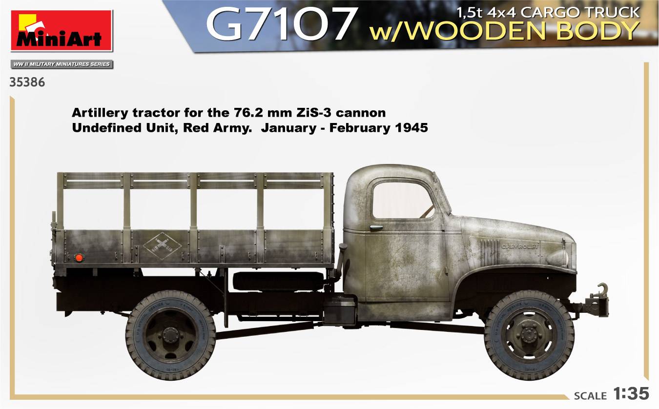G7107 1,5t 4×4 CARGO TRUCK w/WOODEN BODY – Image 7