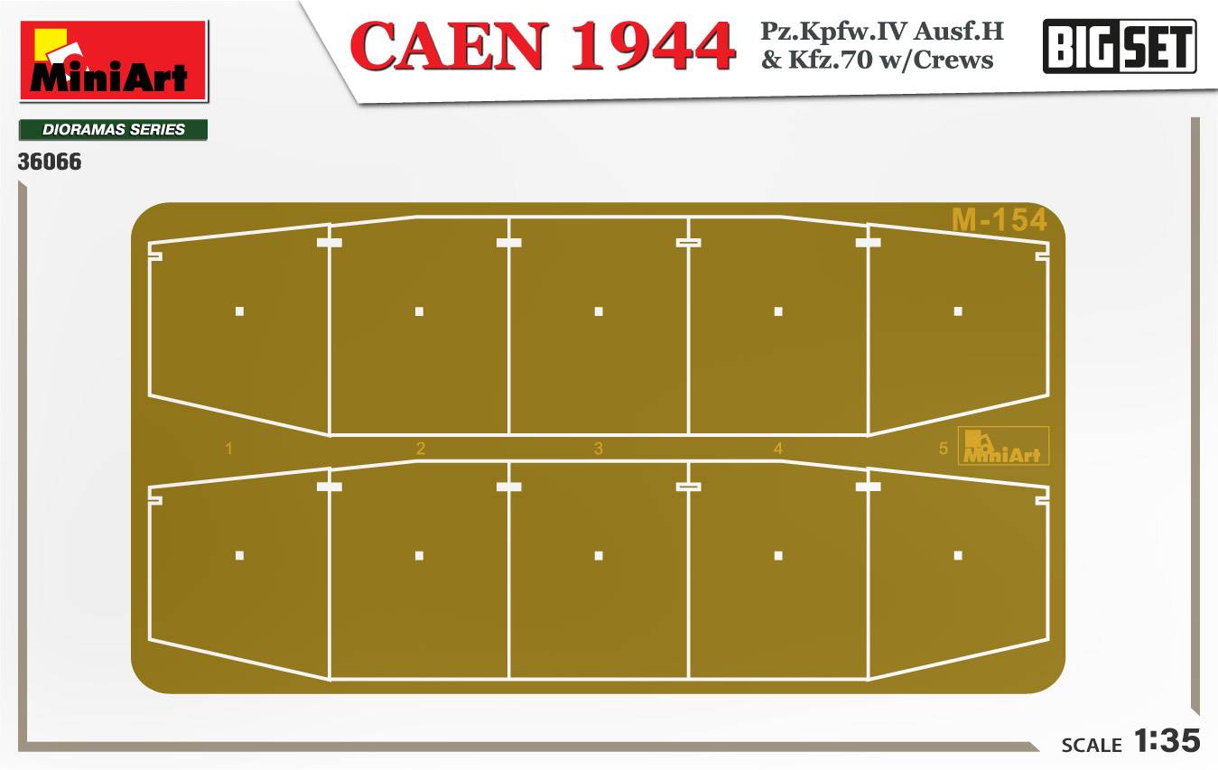 CAEN 1944 Pz.Kpfw.IV Ausf.H & Kfz.70 w/CREWS. BIG SET – Image 14