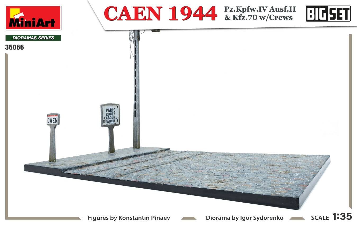 CAEN 1944 Pz.Kpfw.IV Ausf.H & Kfz.70 w/CREWS. BIG SET – Image 17