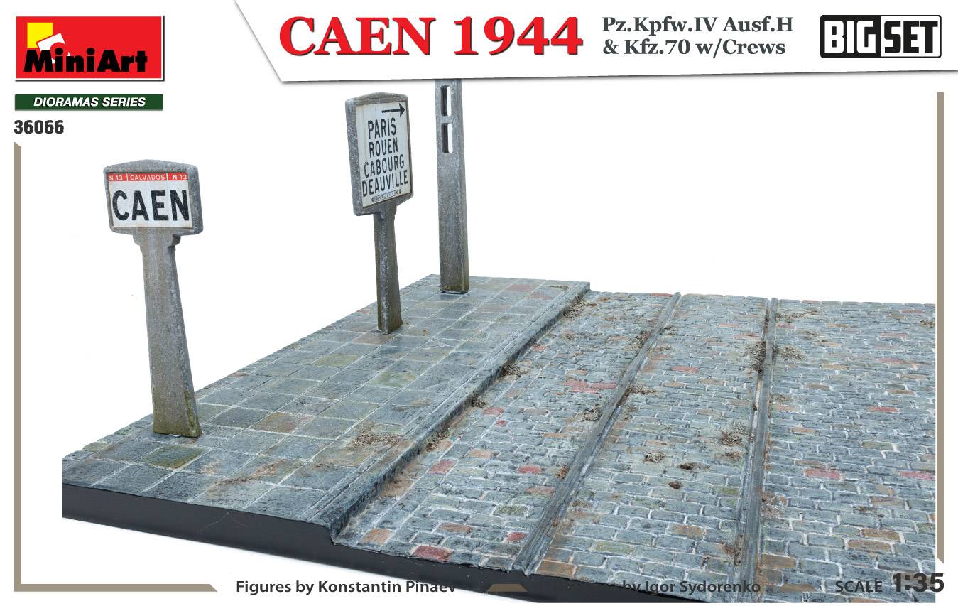 CAEN 1944 Pz.Kpfw.IV Ausf.H & Kfz.70 w/CREWS. BIG SET – Image 18