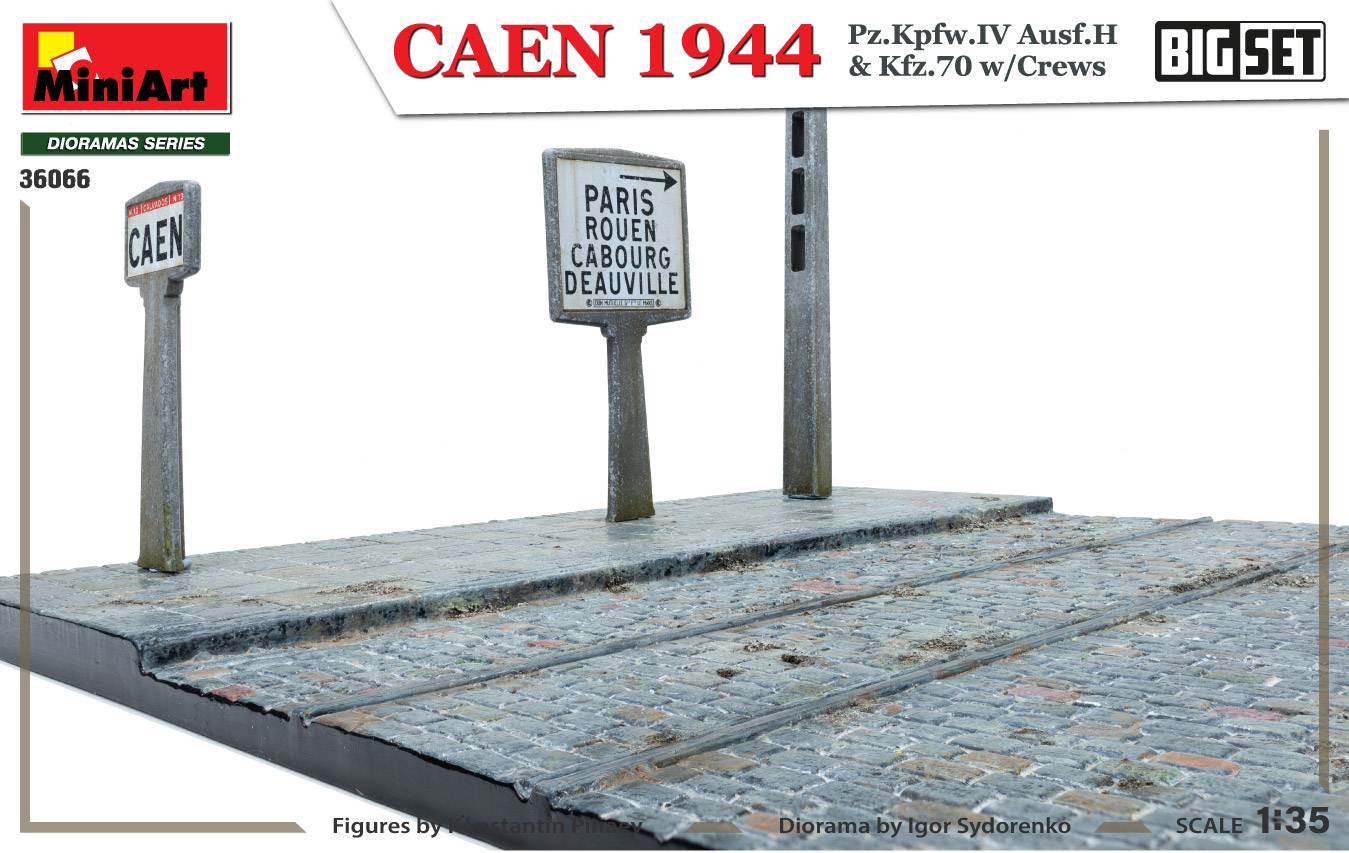 CAEN 1944 Pz.Kpfw.IV Ausf.H & Kfz.70 w/CREWS. BIG SET – Image 19
