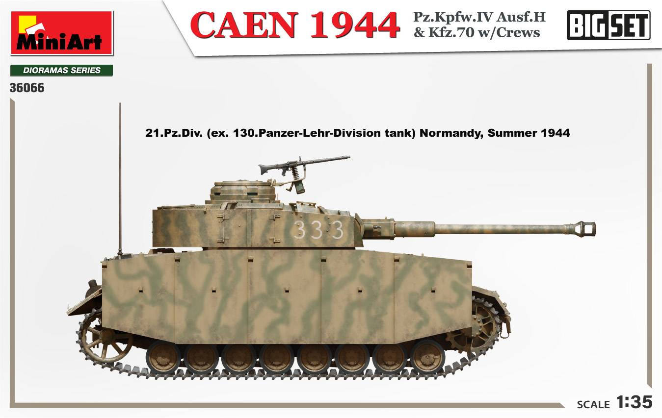 CAEN 1944 Pz.Kpfw.IV Ausf.H & Kfz.70 w/CREWS. BIG SET – Image 30