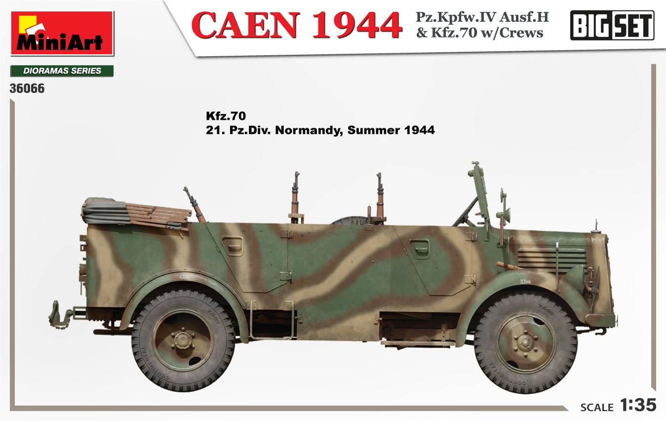 CAEN 1944 Pz.Kpfw.IV Ausf.H & Kfz.70 w/CREWS. BIG SET – Image 32