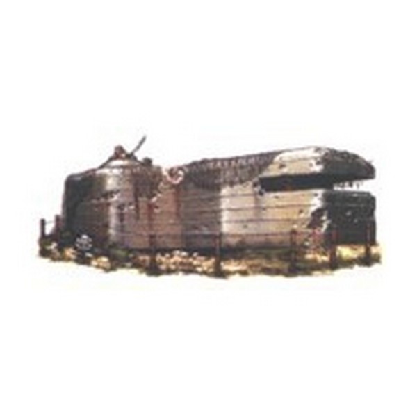 GRAND BUNKER avec POSTE MITRAILLEUSE MG