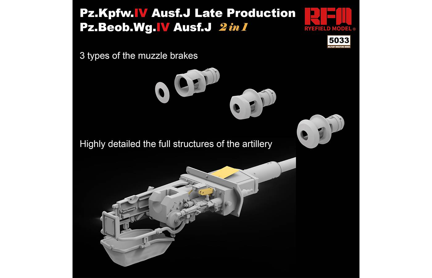 Pz.Kpfw.IV Ausf.J Late Production/ Pz.Beob.Wg.IV Ausf.J w/Workable Track Links – Image 4