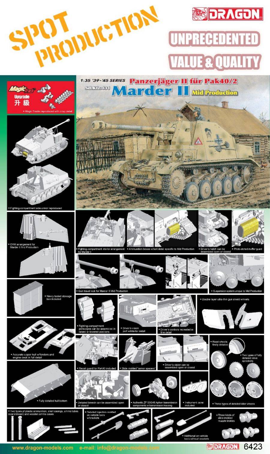 Panzerjäger II für Pak 40/2, Sd.Kfz.131 Marder II Mid Production – Image 3