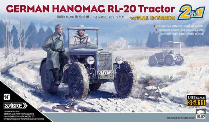 GERMAN Hanomag RL-20 2in1 w/Full Interior
