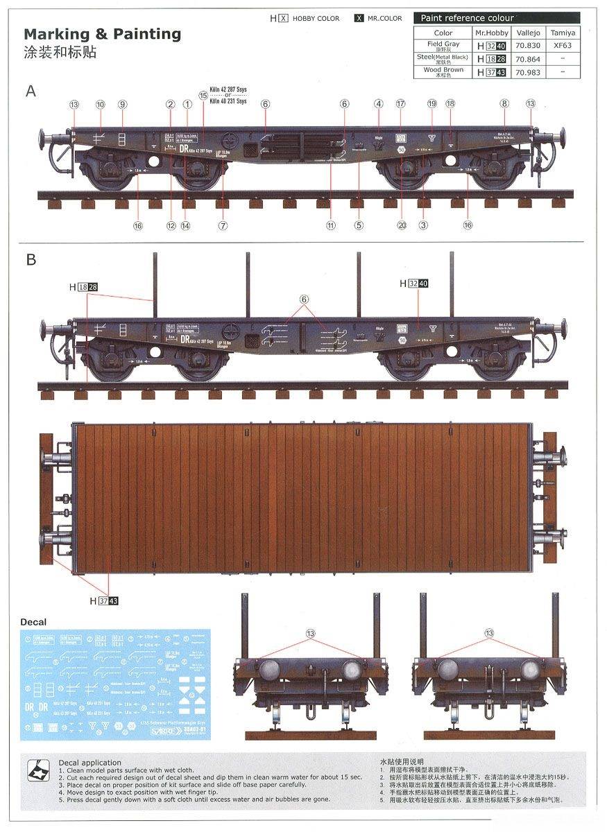 GERMAN RAILWAY SCHWERER PLATTFORMWAGEN Type SSys (Metal wheels Edition) – Image 8