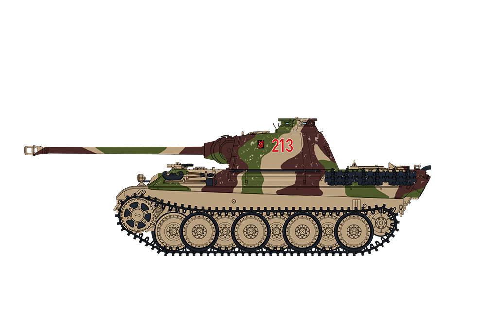 GERMAN MEDIUM TANK Sd.Kfz.171 PANTHER Ausf.G EARLY/Ausf.G with AIR DEFENSE ARMOR – Image 12