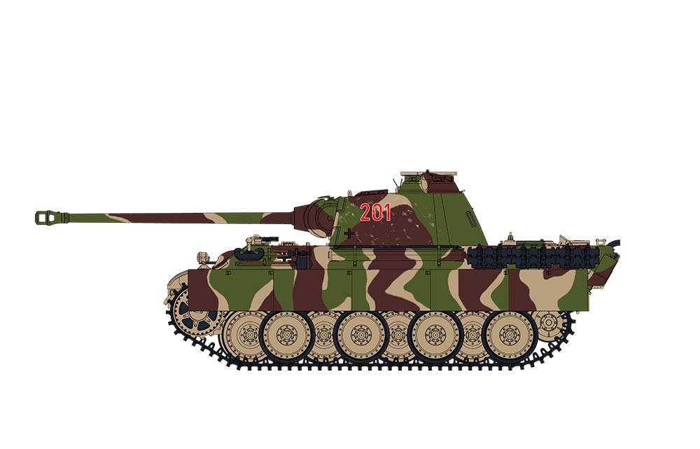 GERMAN MEDIUM TANK Sd.Kfz.171 PANTHER Ausf.G EARLY/Ausf.G with AIR DEFENSE ARMOR – Image 13