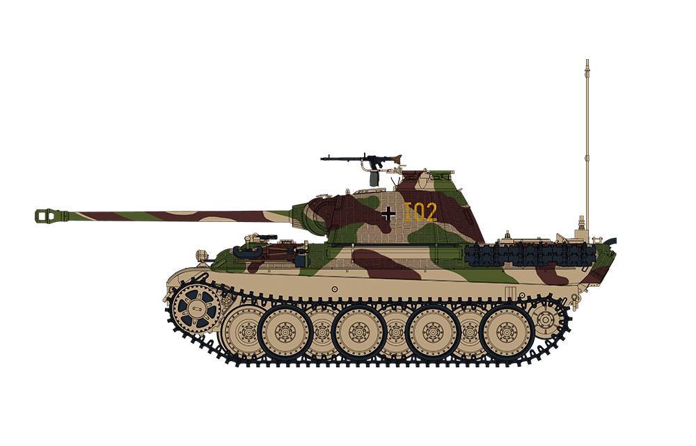 GERMAN MEDIUM TANK Sd.Kfz.171 PANTHER Ausf.G EARLY/Ausf.G with AIR DEFENSE ARMOR – Image 14