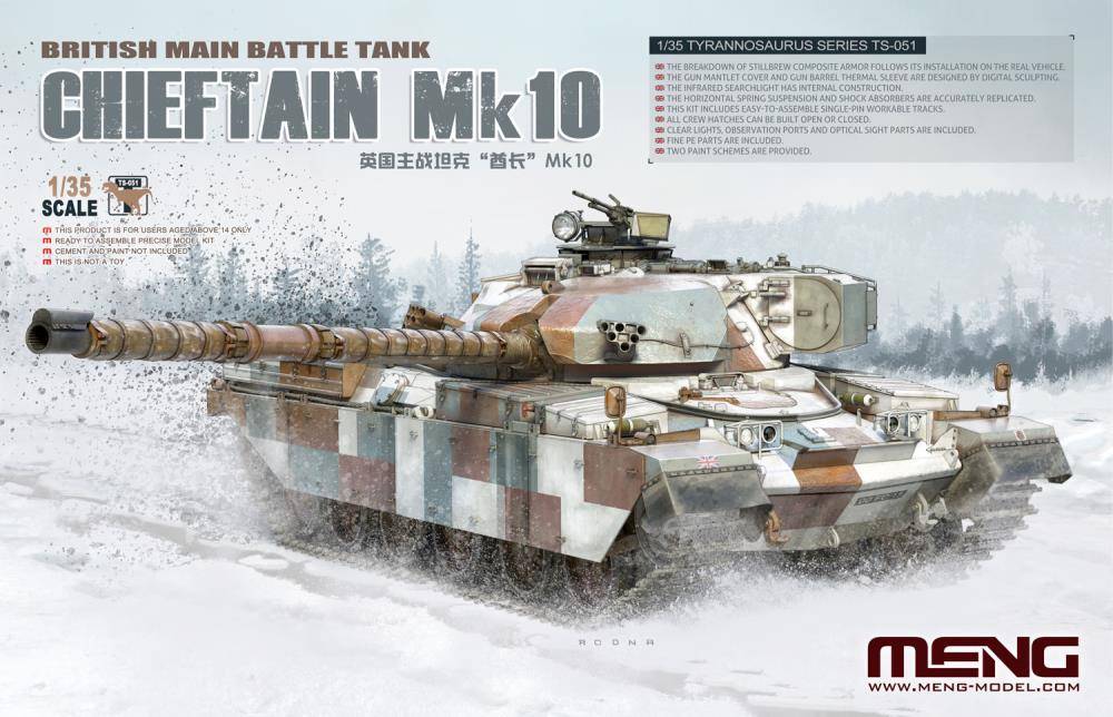 BRITISH MAIN BATTLE TANK CHIEFTAIN Mk10