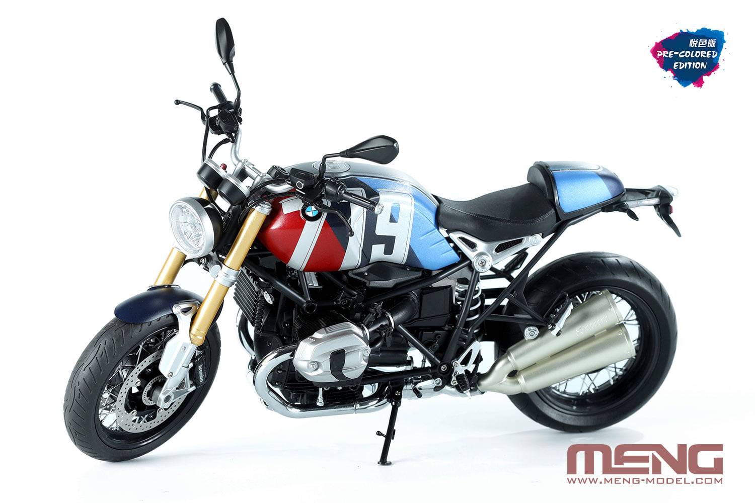 BMW R nineT Option 719 Mars Red/ Cosmic Blue (pre-coloured) – Image 2