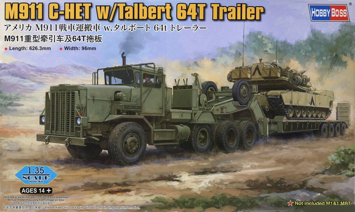 M911 C-HET w/Talbert 64T Trailer