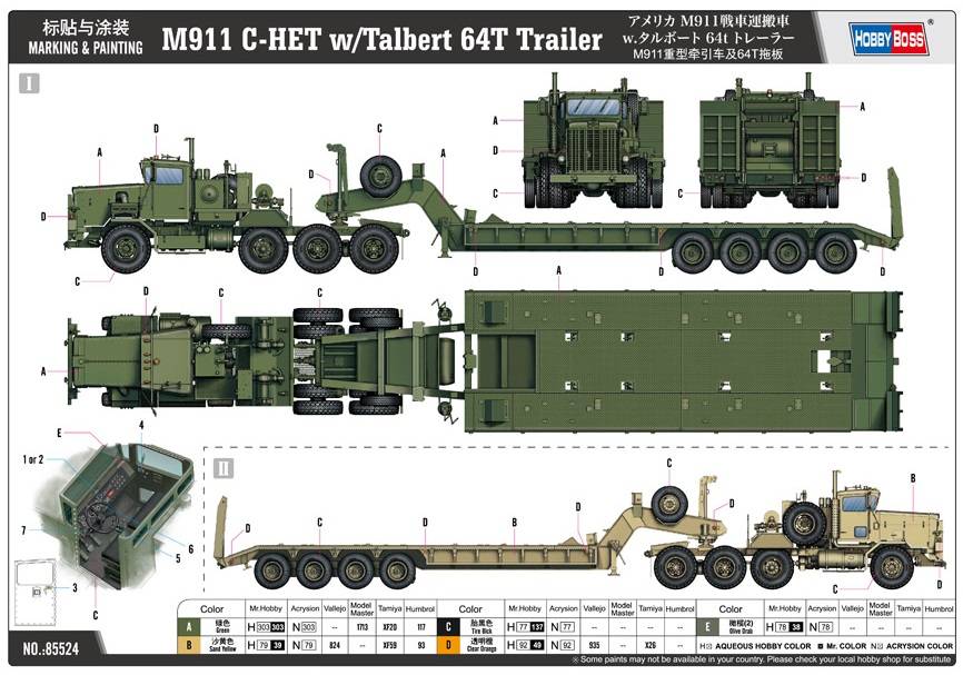 M911 C-HET w/Talbert 64T Trailer – Image 6