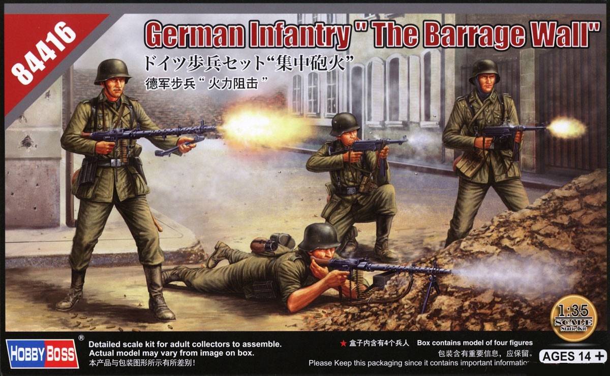 German Infantry “The Barrage Wall”