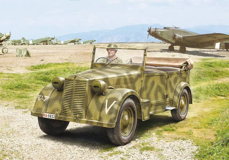 Fiat 508 CM "Coloniale" staff car – Image 2