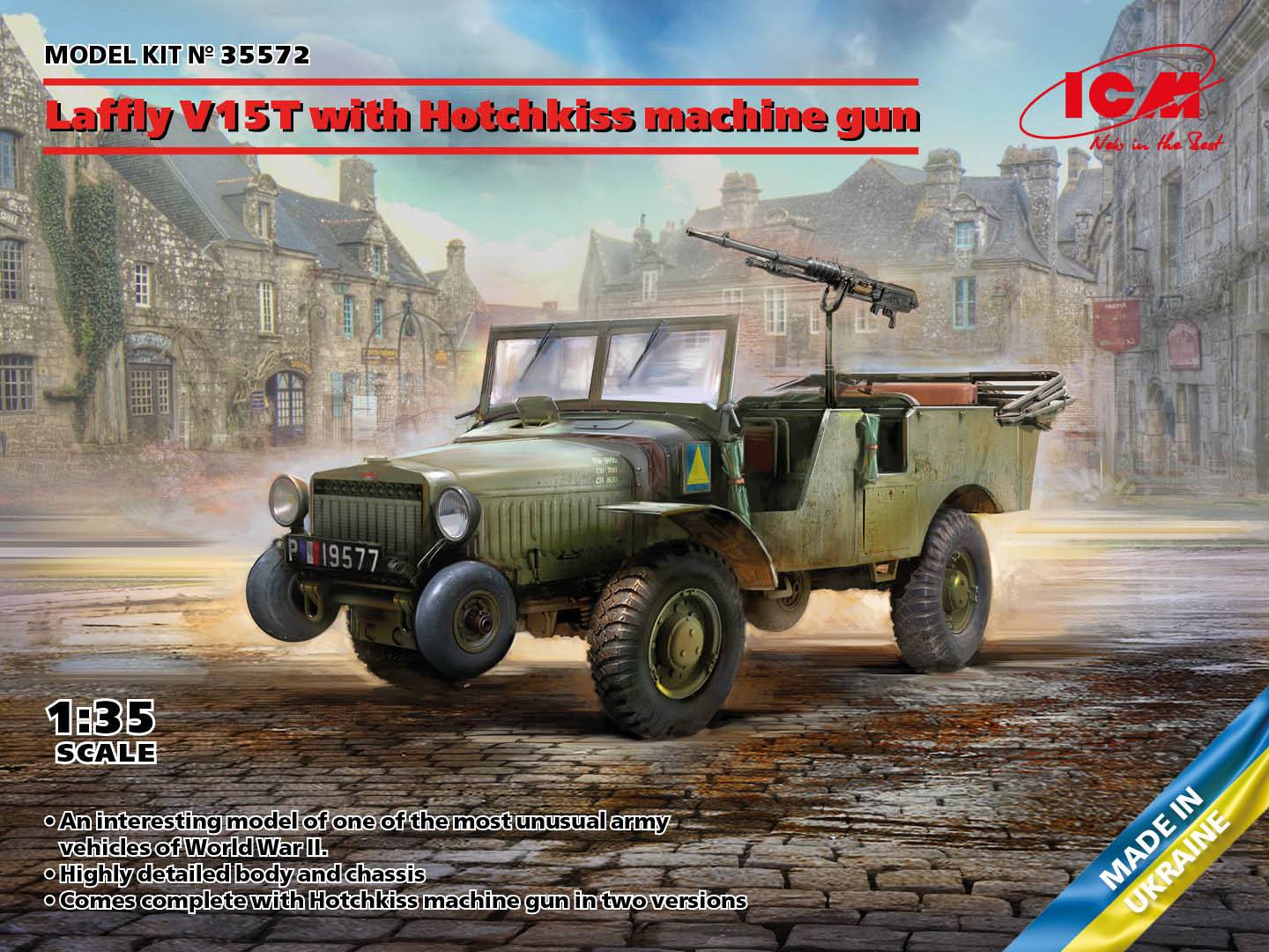 Laffly V15T with Hotchkiss machine gun
