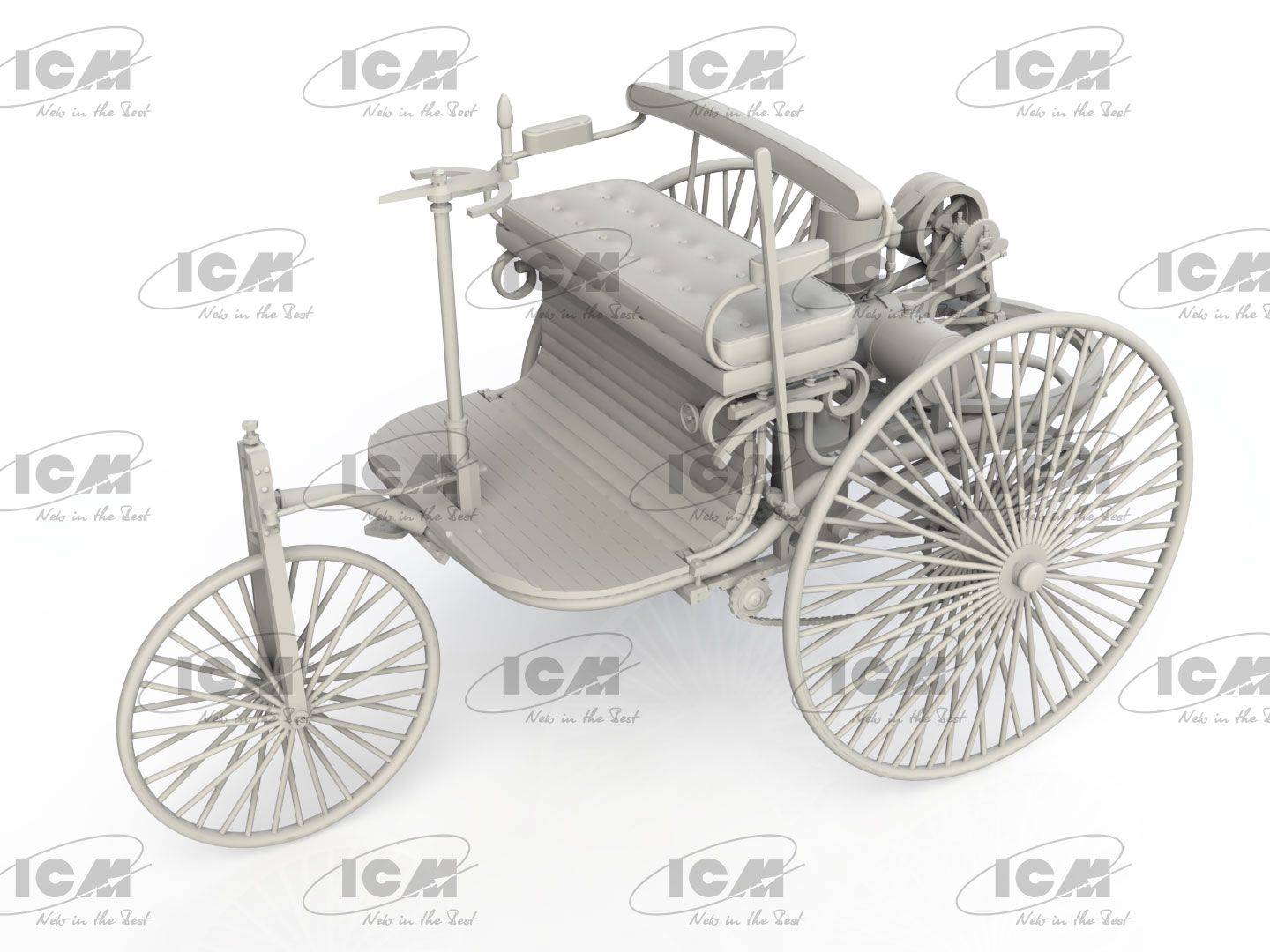 Benz Patent-Motorwagen 1886 – EASY version – Image 4