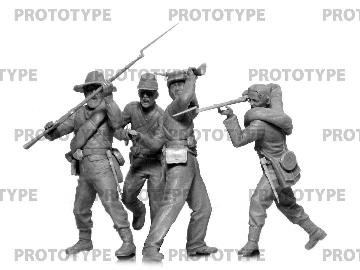 American Civil War Confederate Infantry, Set 2 – Image 2