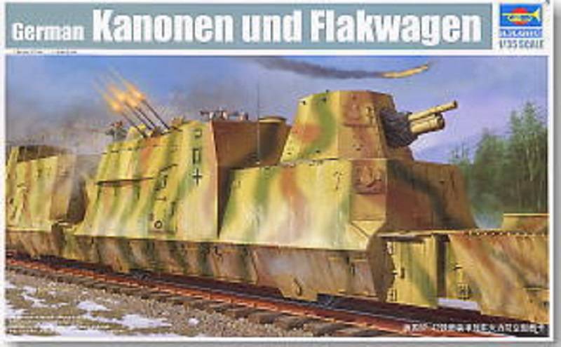 Kanonen und Flakwagen