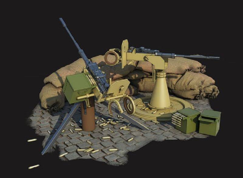 3cm Bordkanone MK 103 Behelfslafette "Baumaffe" oder Standlafette – Image 2