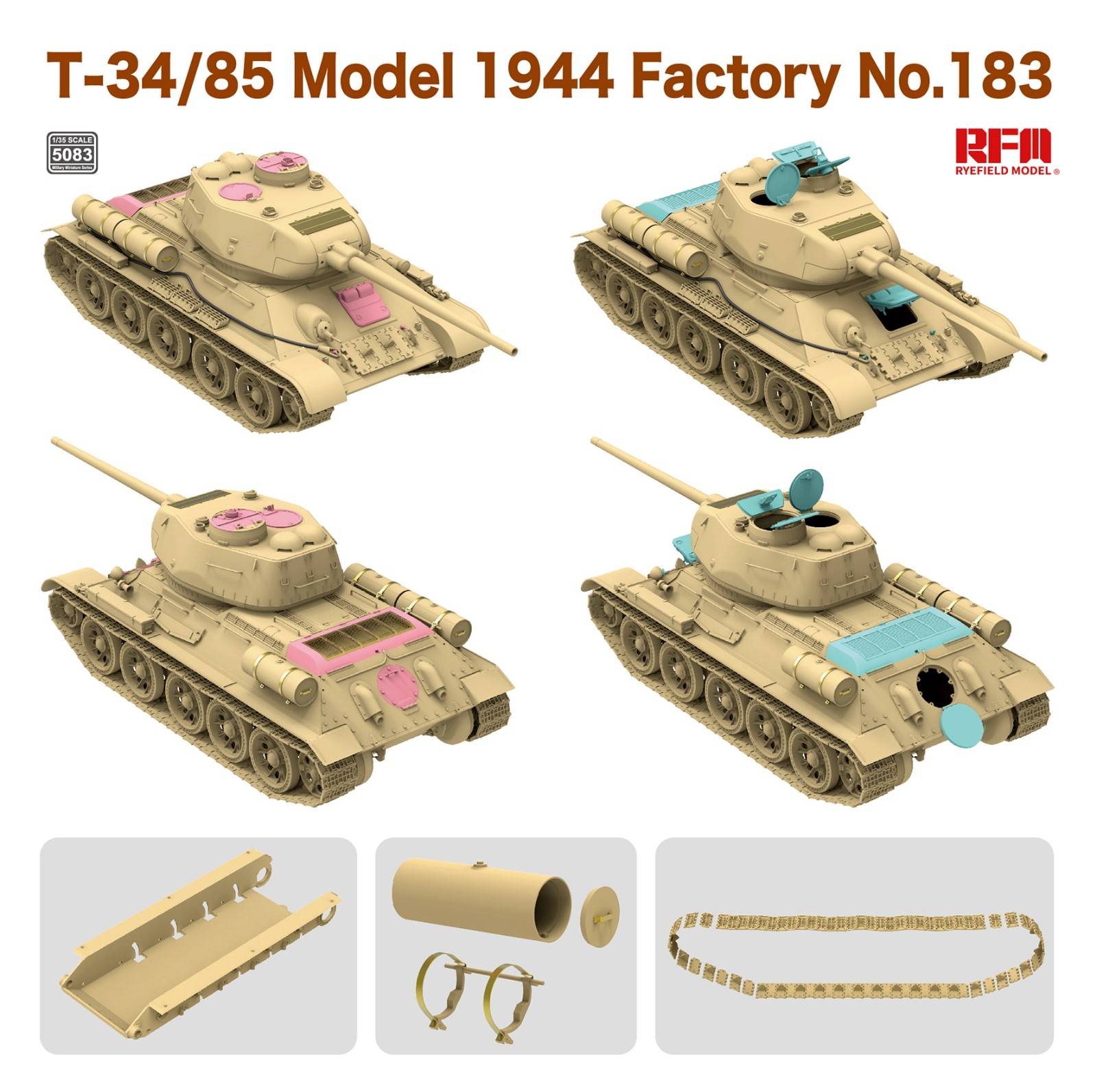T-34/85 Model 1944 Factory No. 183 – Image 2