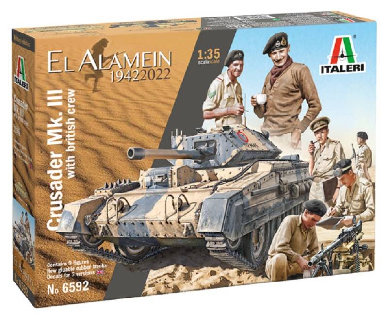 Crusader Mk. III with British Crew