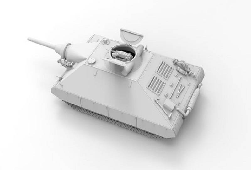 Schwerer kleiner Panzerkampfwagen German Heavy Tank Project 1944 (2 in 1) – Image 11