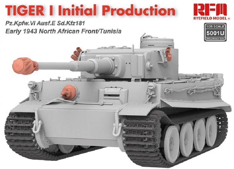 Tiger I Pz.Kpfw.VI Aust.E Sd.Kfz.181 Initial Production, early 1943 North African Front/Tunisia – Image 2