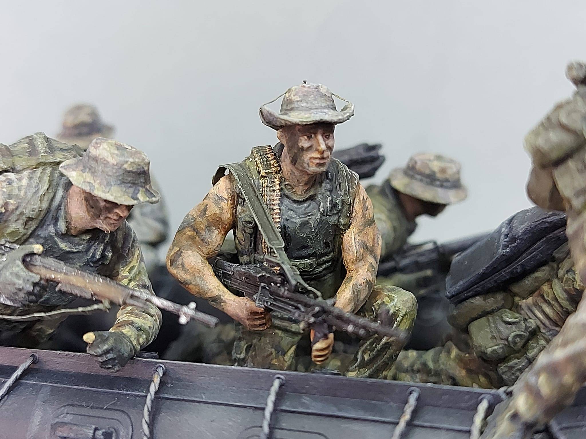 US Navy Seals Team In Action Circa 90s w/ Combat Rubber Raiding Craft – Image 12