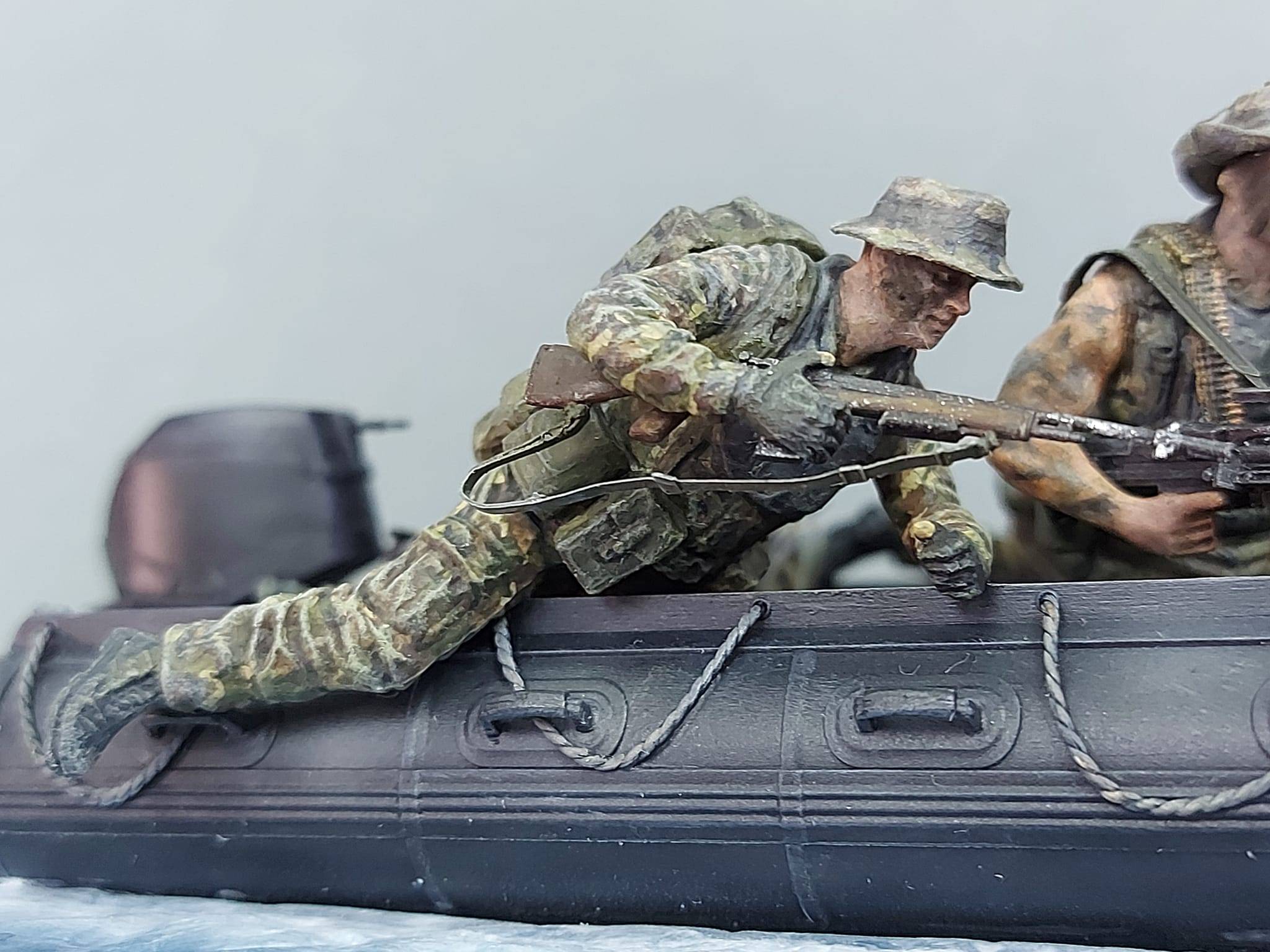 US Navy Seals Team In Action Circa 90s w/ Combat Rubber Raiding Craft – Image 13