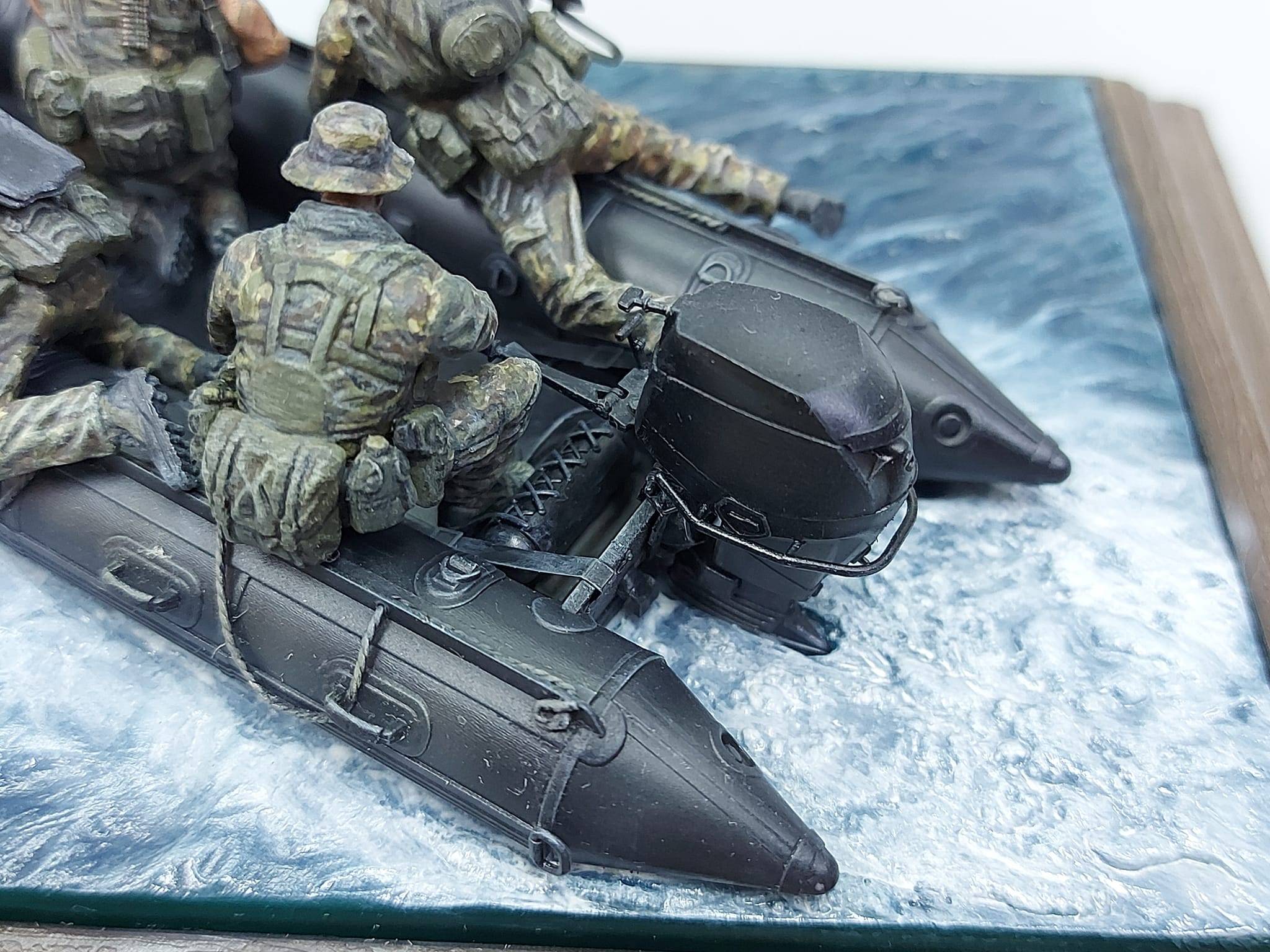 US Navy Seals Team In Action Circa 90s w/ Combat Rubber Raiding Craft – Image 18