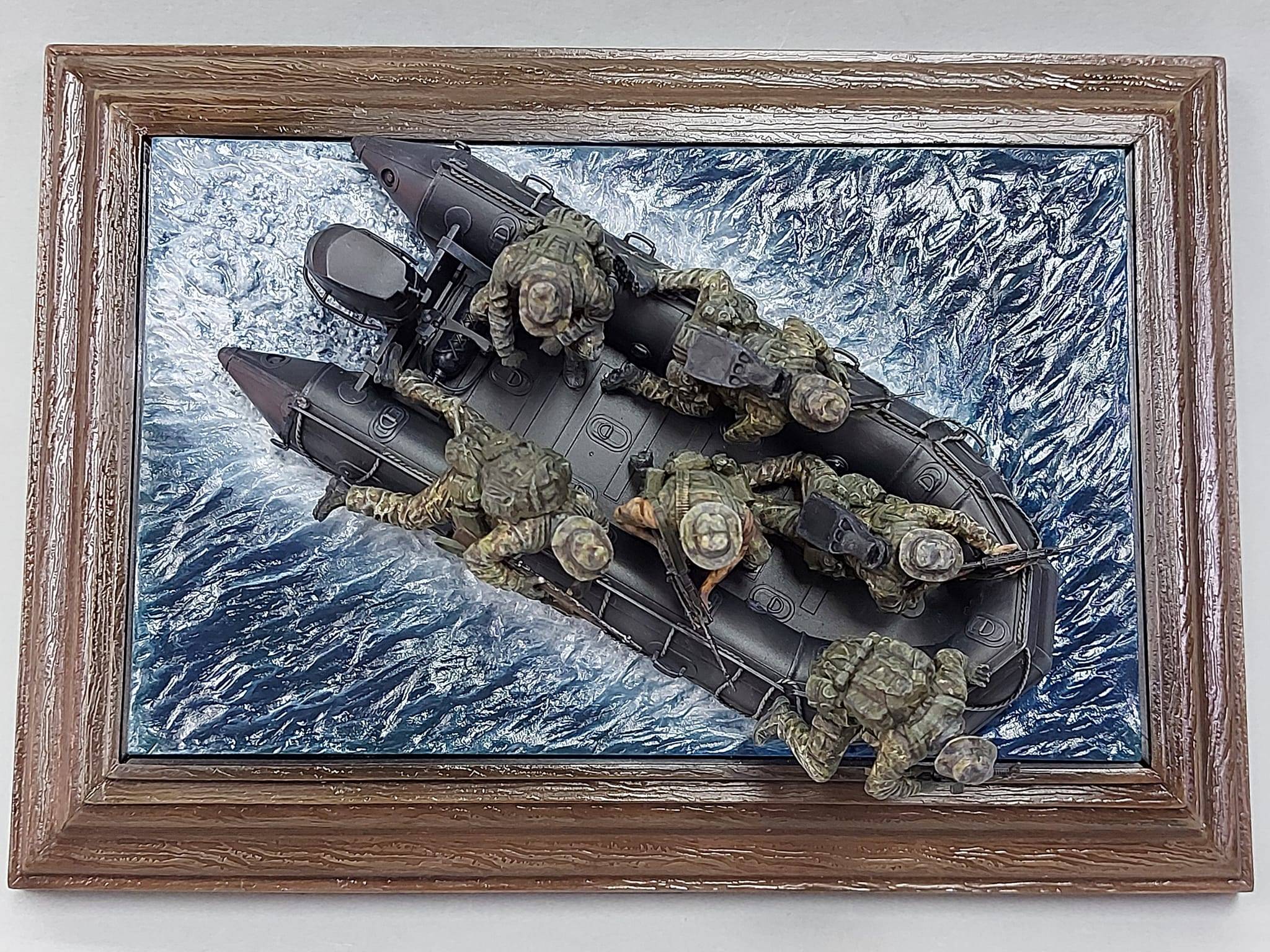 US Navy Seals Team In Action Circa 90s w/ Combat Rubber Raiding Craft – Image 21