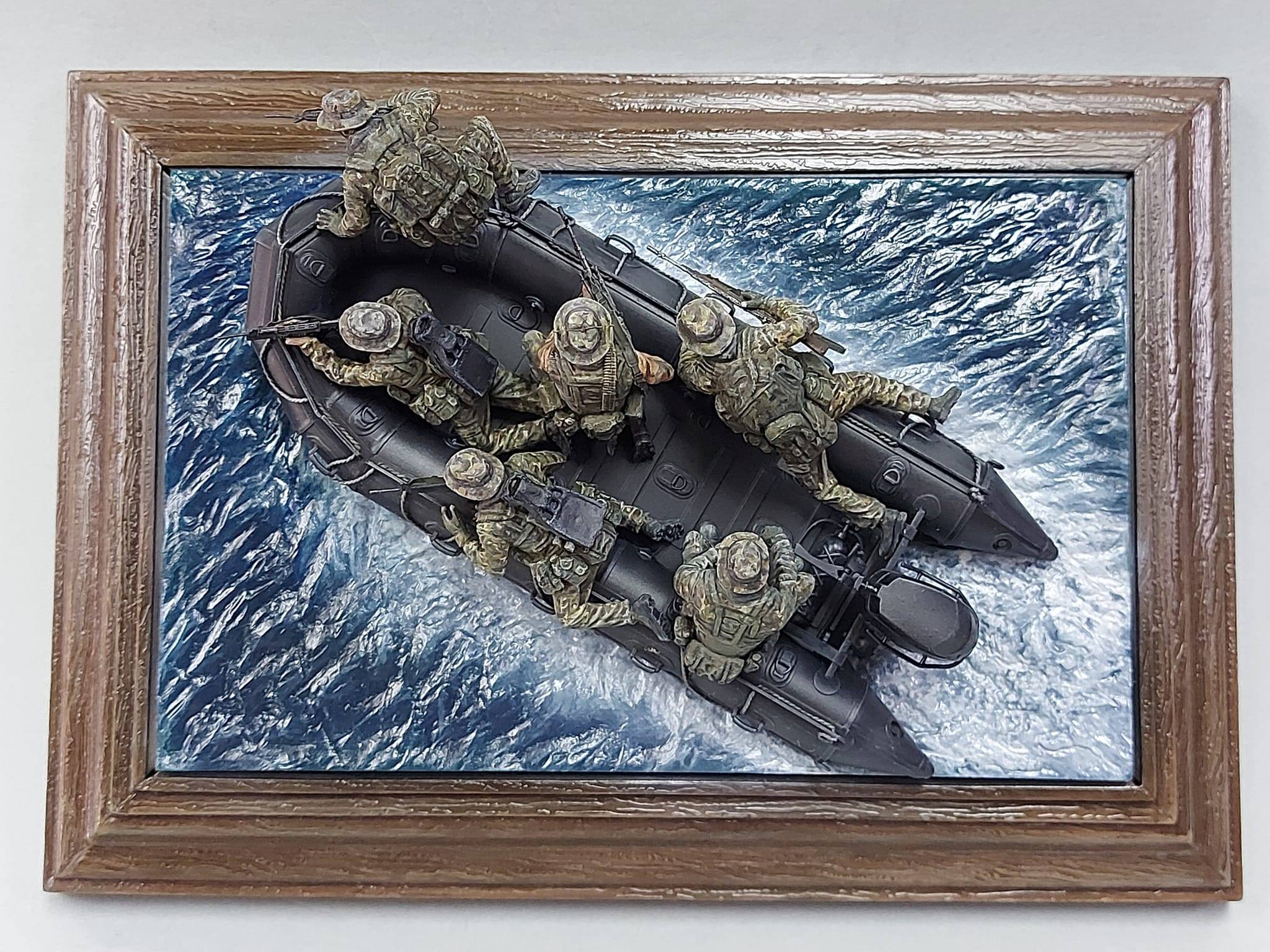 US Navy Seals Team In Action Circa 90s w/ Combat Rubber Raiding Craft – Image 22