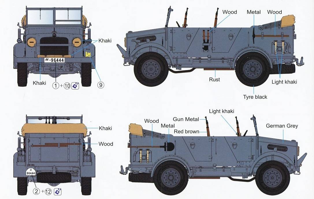 German Bedford MW 4x2 Beutewagen – Image 10
