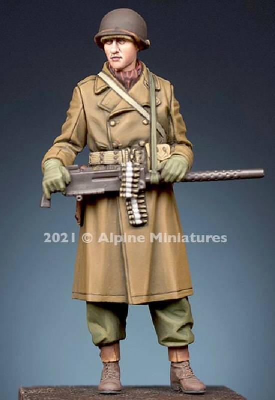 WW2 US MG Gunner Winter