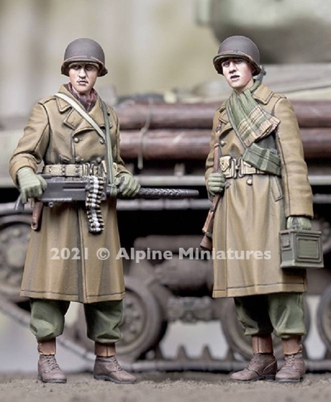 WW2 US MG Team Winter Set (2 figures) – Image 2