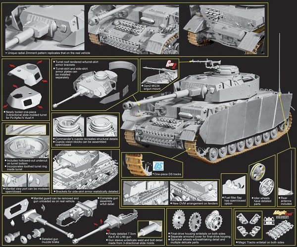 Pz.Kpfw.IV Ausf.H late production w/Zimmerit – Image 2