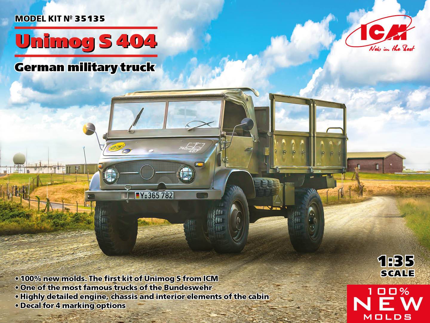 Unimog S 404 German military truck